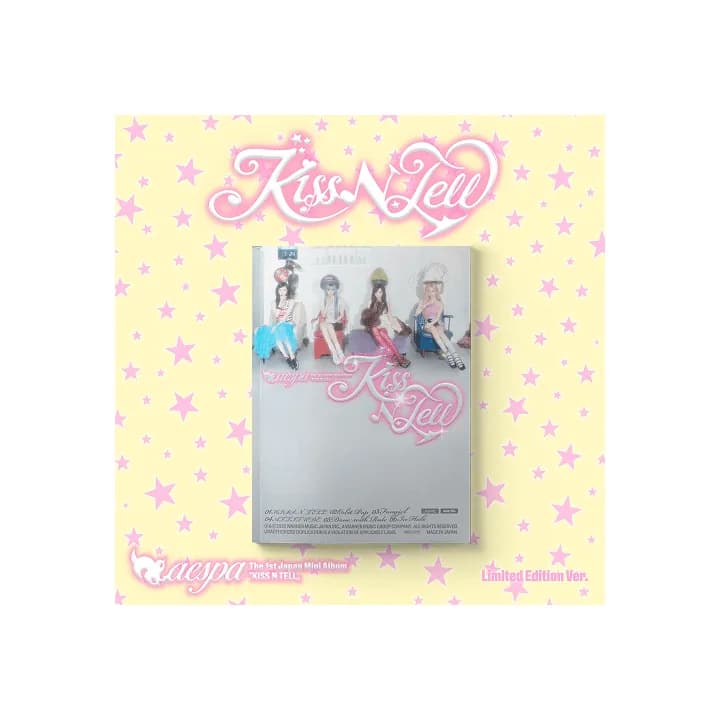 Aespa - Primer mini álbum japonés [Kiss N Tell] (Edición limitada)
