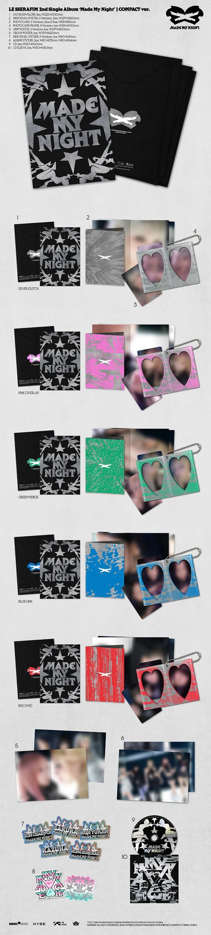 2nd Single Album 'Made My Night' (COMPACT ver.) Aleatorio 3