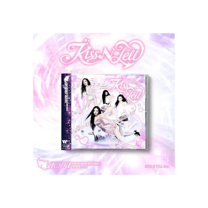 Aespa - El primer mini álbum japonés [Kiss N Tell] (versión KISS N TELL)