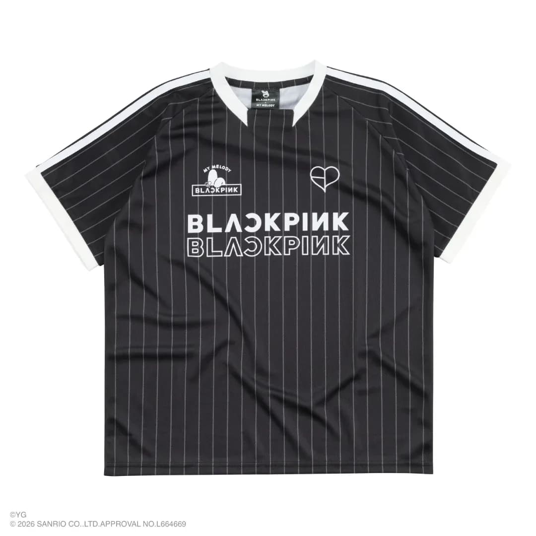 BLACKPINK [My Melody] Camiseta de uniforme (NEGRA) JAPÓN
