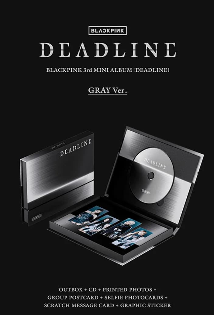 BLACKPINK 3rd MINI ALBUM [DEADLINE] GRAY Ver.